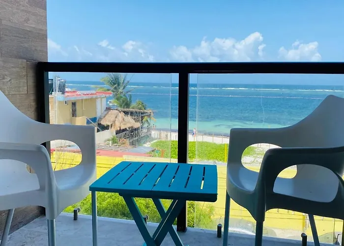 Beachfront Views Next To The Pier * Puerto Morelos